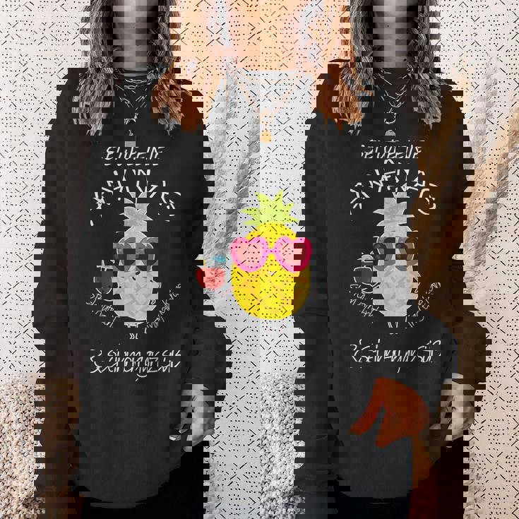 パイナップル サングラス アロハ ビーチ ハワイアン ハワイ スウェットシャツ 彼女への贈り物