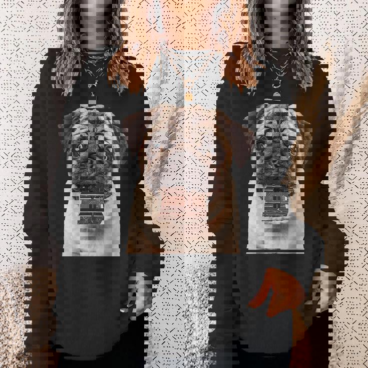 パグチョコレート スウェットシャツ 彼女への贈り物