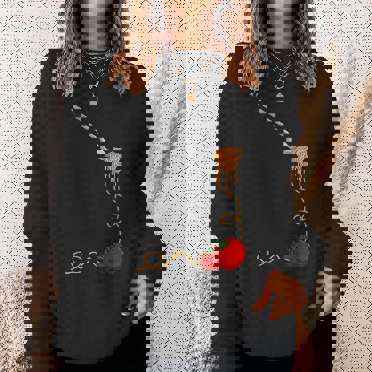 パスタスパゲッティトマトヌードル イタリアンフード スウェットシャツ 彼女への贈り物