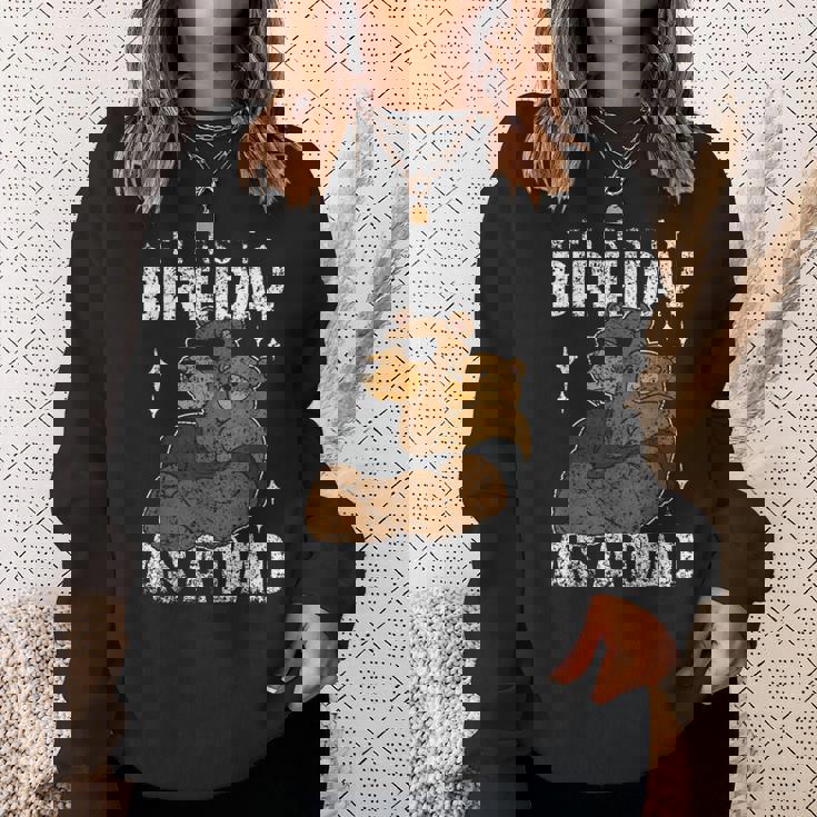 パパになって初めての誕生日 パパ お父さん 父 パーティー 誕生日 スウェットシャツ 彼女への贈り物