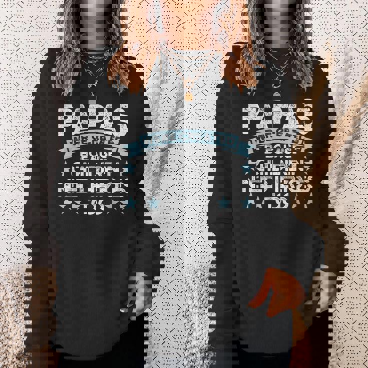 メンズ パパスは子供の家族のパパから スウェットシャツ 彼女への贈り物