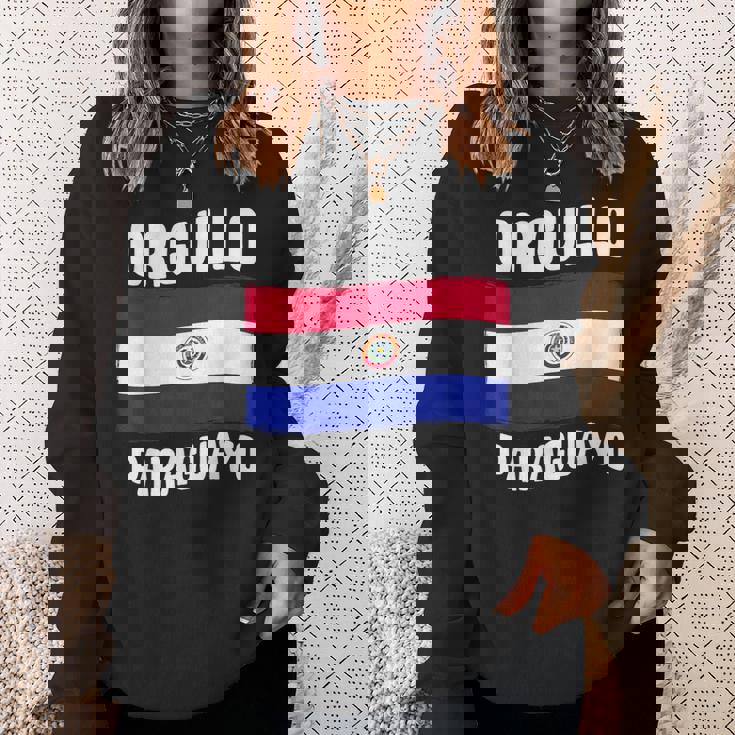 パラグアイプライド パラグアイ国旗 Orgullo Paraguayo スウェットシャツ 彼女への贈り物