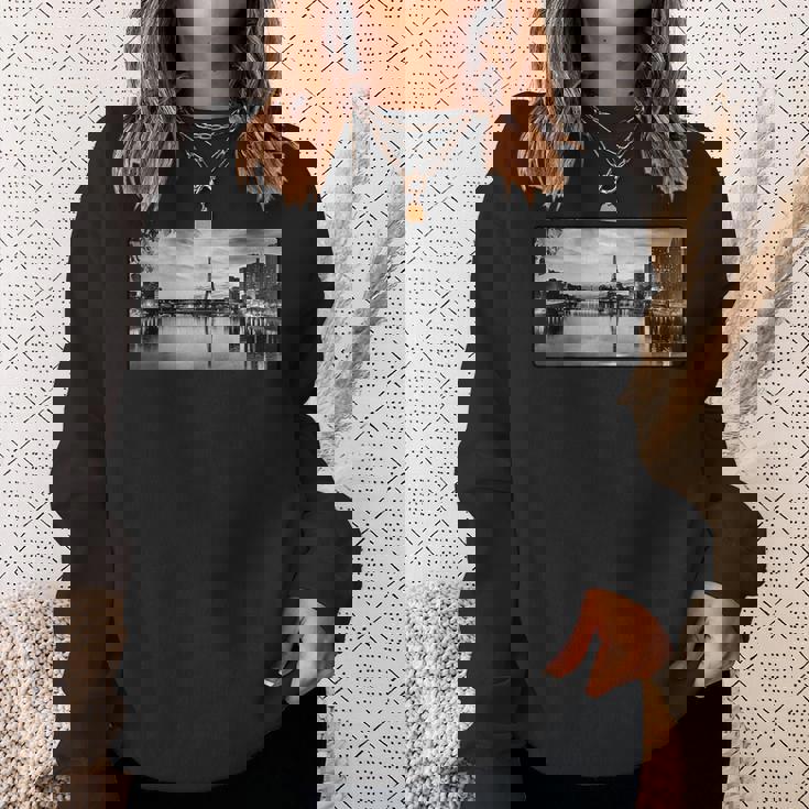 パリ エッフェル塔 ライト ビンテージ写真 お土産 イベント スウェットシャツ 彼女への贈り物