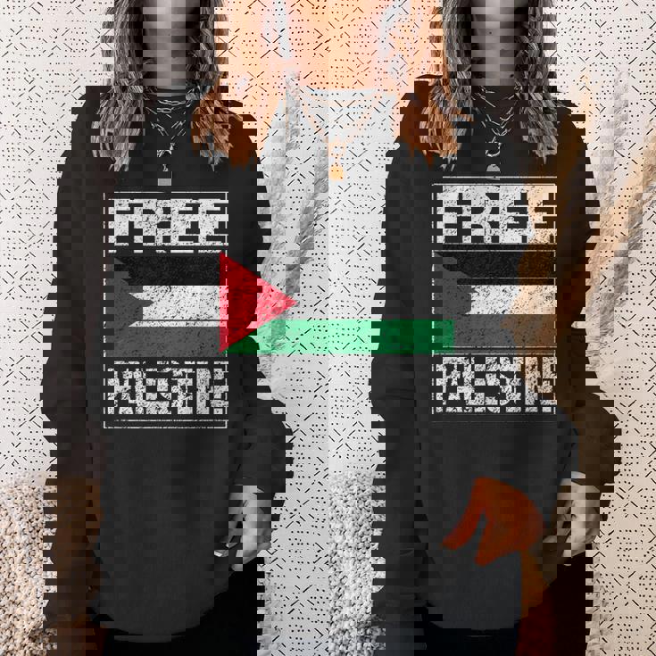 パレスチナの国旗 パレスチナが好きです スウェットシャツ 彼女への贈り物