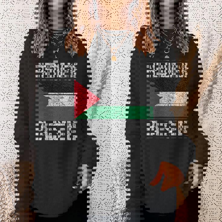 パレスチナの自由旗フリーパレスチナガザパレスチナ人 スウェットシャツ 彼女への贈り物