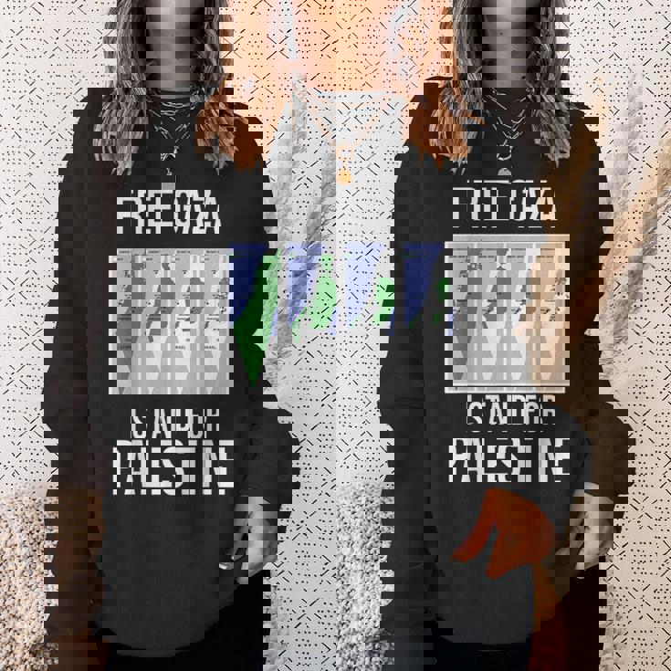 パレスチナギフト フィリストエルサレム パレスチナの自由 スウェットシャツ 彼女への贈り物