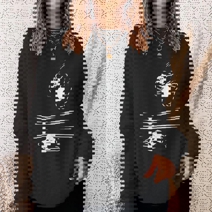 パンダ ベア レスラー レスリング グラップリング スウェットシャツ 彼女への贈り物