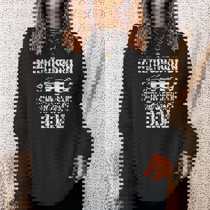 パーカッション楽器 スウェットシャツ 彼女への贈り物