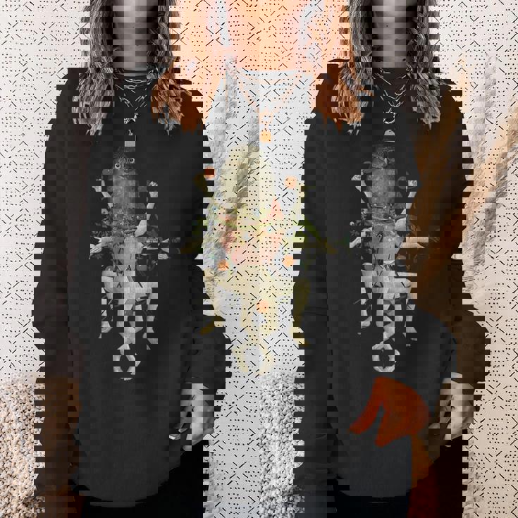 ヒエロニムス ボッシュ 地上の喜びの庭 フクロウ スウェットシャツ 彼女への贈り物