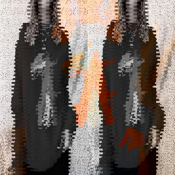 ヒエロニムス ボッシュ 鳥と木 地上の喜びの庭 スウェットシャツ 彼女への贈り物