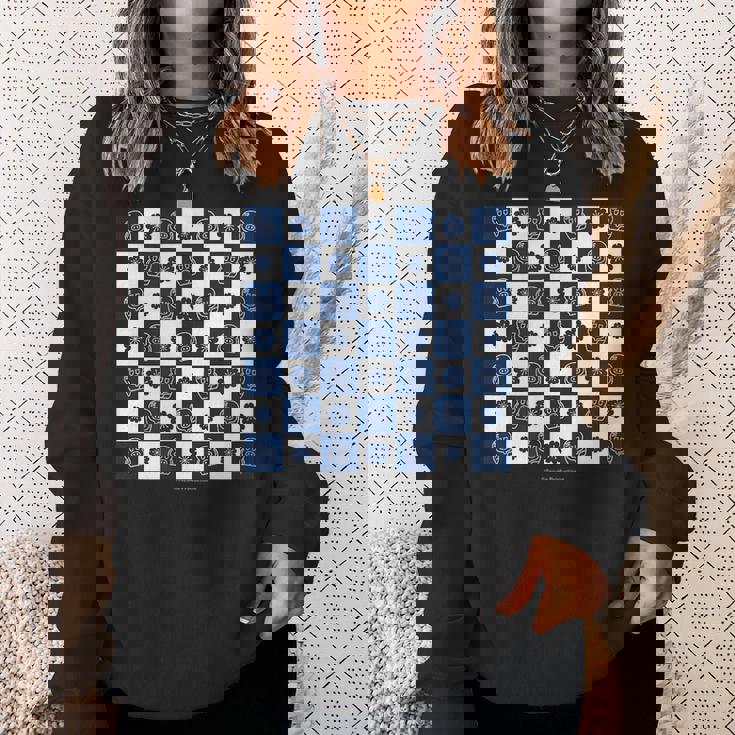 ヒョウタンツギ 和柄市松模様 Ctezuka Productions スウェットシャツ 彼女への贈り物