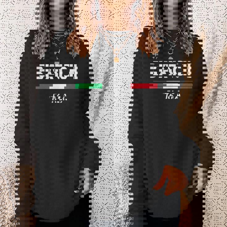 ビアンキ イタリア 家族名 イタリア 国旗 スウェットシャツ 彼女への贈り物