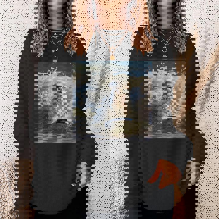 ビションフリーゼ犬 ビションフリーゼ スウェットシャツ 彼女への贈り物