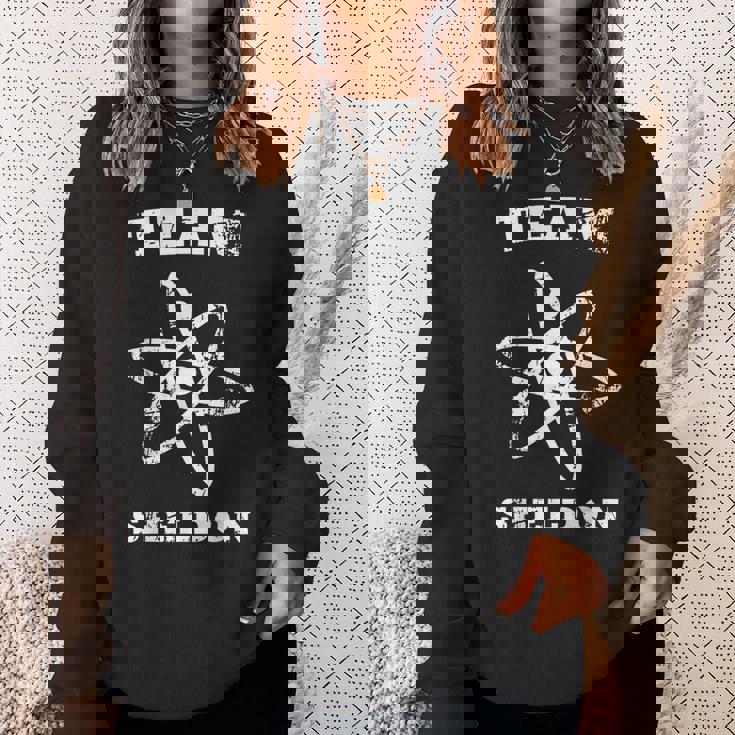 ビッグバン理論ロゴチームシェルドン・アトム スウェットシャツ 彼女への贈り物