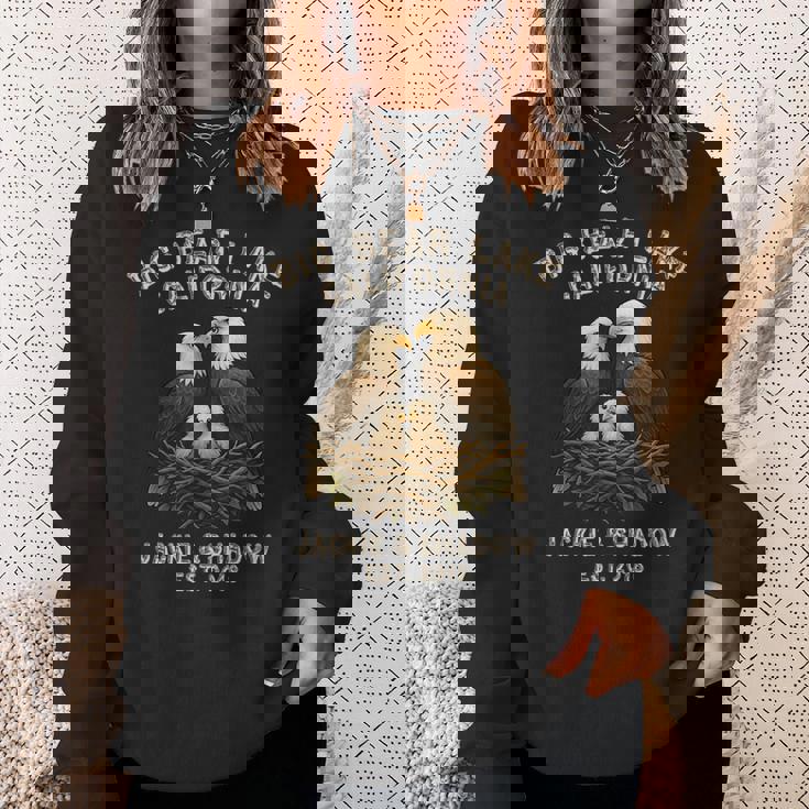 ビッグ・ベアー・レイク・カリフォルニア・イーグルスジャッキー・アンド・シャドウ スウェットシャツ 彼女への贈り物