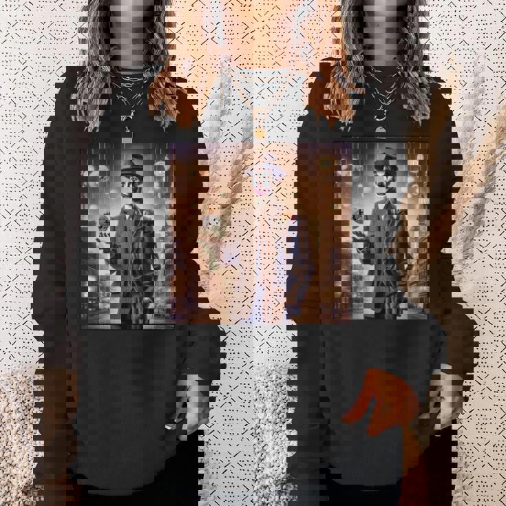 ビットコイン ピエロ ピエロ ミームコイン ミームマトリックス 長袖tシャツ スウェットシャツ 彼女への贈り物