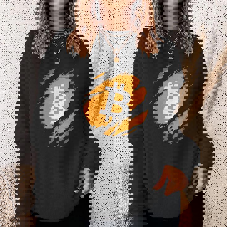 ビットコインプランbの時間です スウェットシャツ 彼女への贈り物