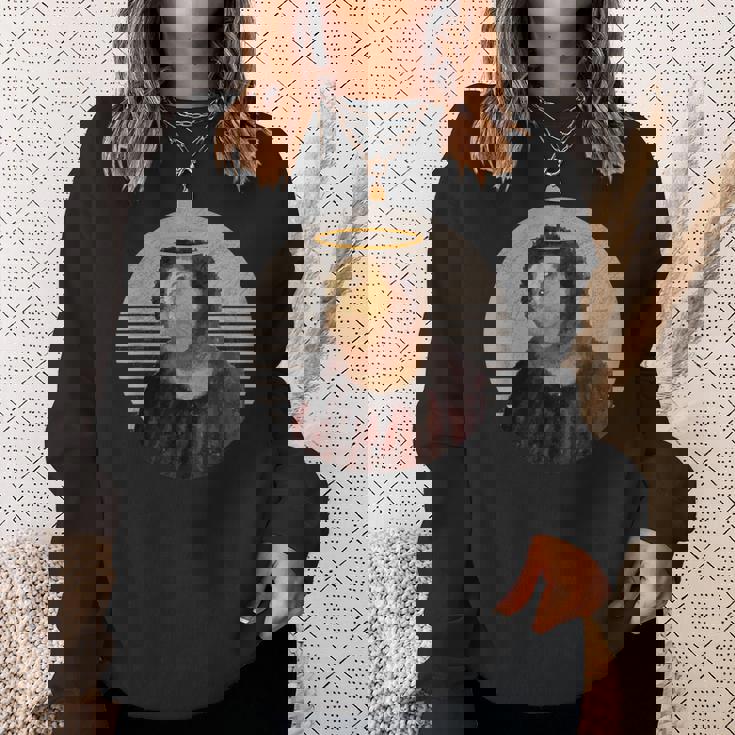 ビバ・ラ・レスタウラシオン・ジーザス・フレスコ・レストレーション・フェイル・ミーム スウェットシャツ 彼女への贈り物