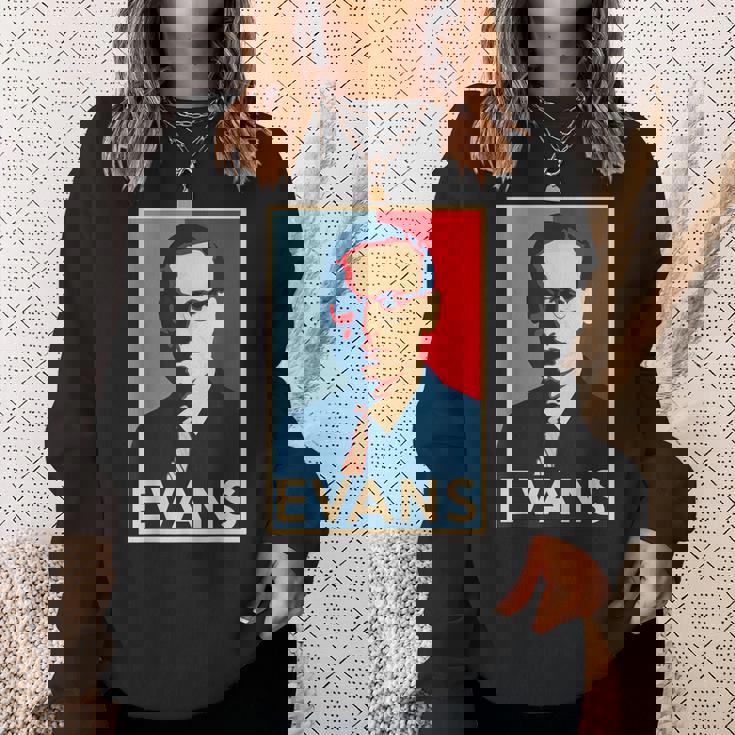 ビル・エヴァンス・ホープ ポスター グレート・オブ・ジャズ・ヒストリー スウェットシャツ 彼女への贈り物