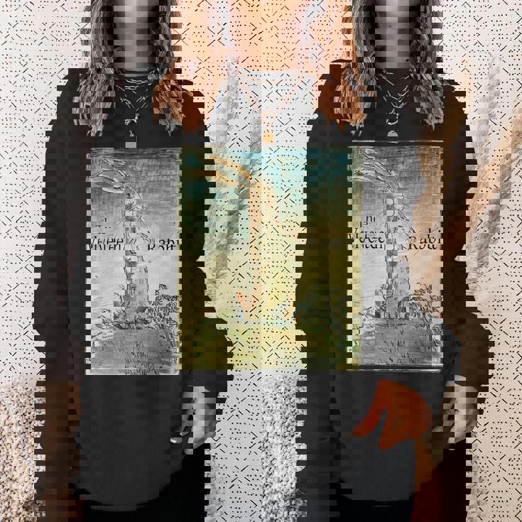 ビロードのウサギ スウェットシャツ 彼女への贈り物