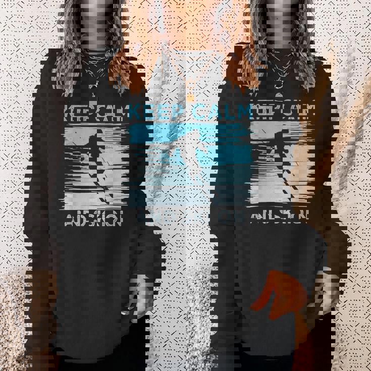 ビンテージ スキー シャツ スウェットシャツ 彼女への贈り物