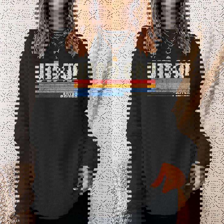 ビンテージ レトロ 70年代 80年代スタイル 風のギャップの故郷、Pa スウェットシャツ 彼女への贈り物