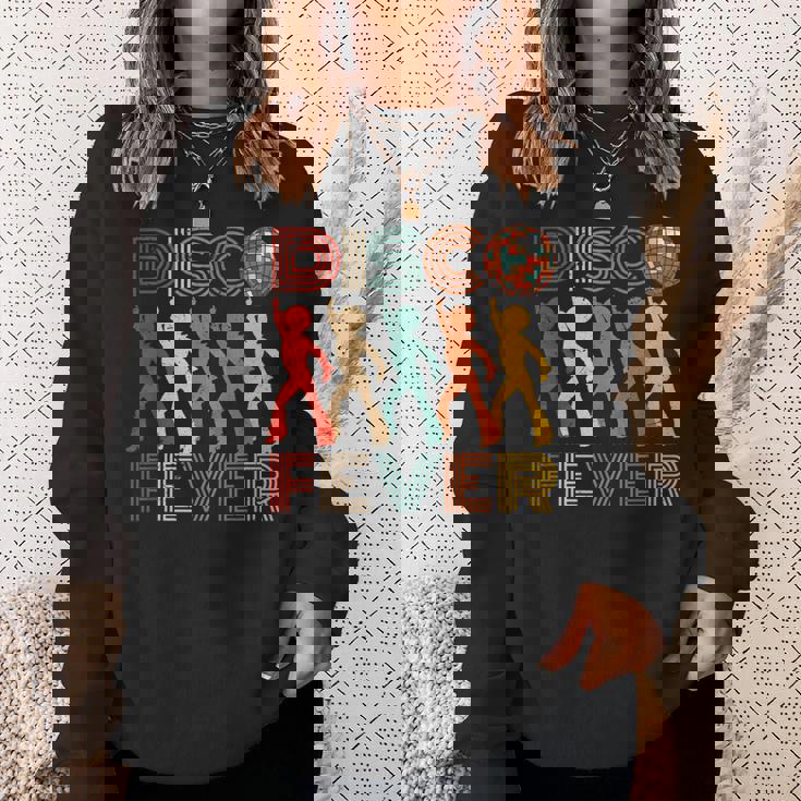 ビンテージ レトロ ディスコ フィーバー 70 年代 80 年代のファミリー パーティー ダンス テーマ スウェットシャツ 彼女への贈り物