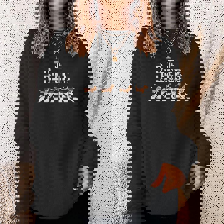 ビーグルス隊を楽しもう クール 面白い 犬 グラフィック クールなデザイン スウェットシャツ 彼女への贈り物