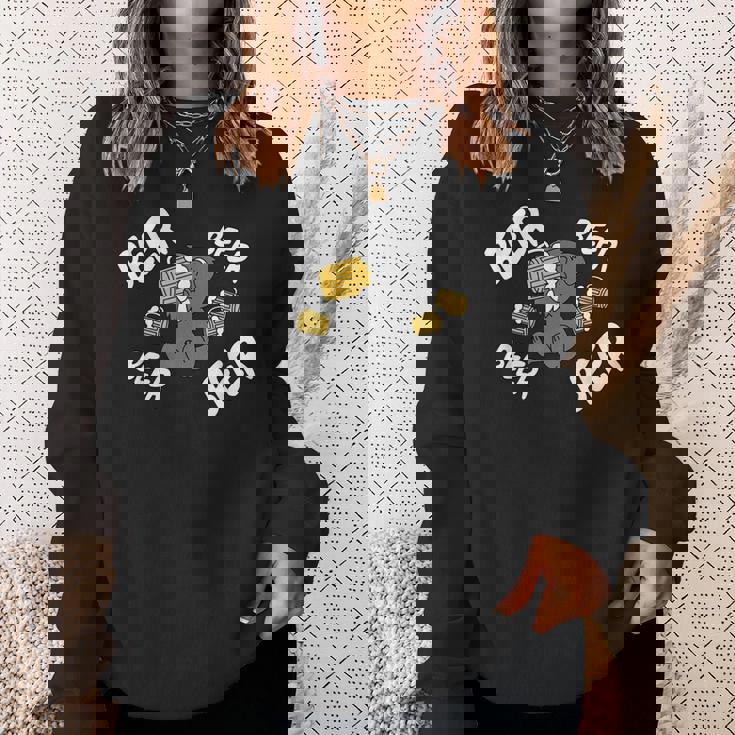 ビールシュナウザー犬 スウェットシャツ 彼女への贈り物