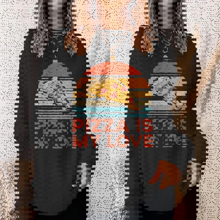 ピザ・イズ・マイ・ラブ スウェットシャツ 彼女への贈り物