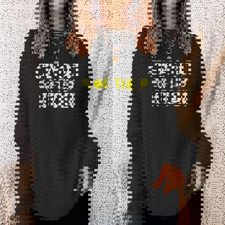 ピックルボール キッチンから離れてください ピックルボール スウェットシャツ 彼女への贈り物