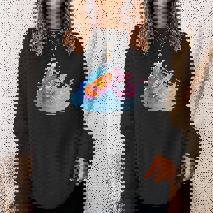 ピンクパンサー ビーチサーフィン 夏休み スウェットシャツ 彼女への贈り物