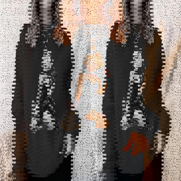 ピンナップガール ウサギ ピンナップ ヴィンテージ スウェットシャツ 彼女への贈り物