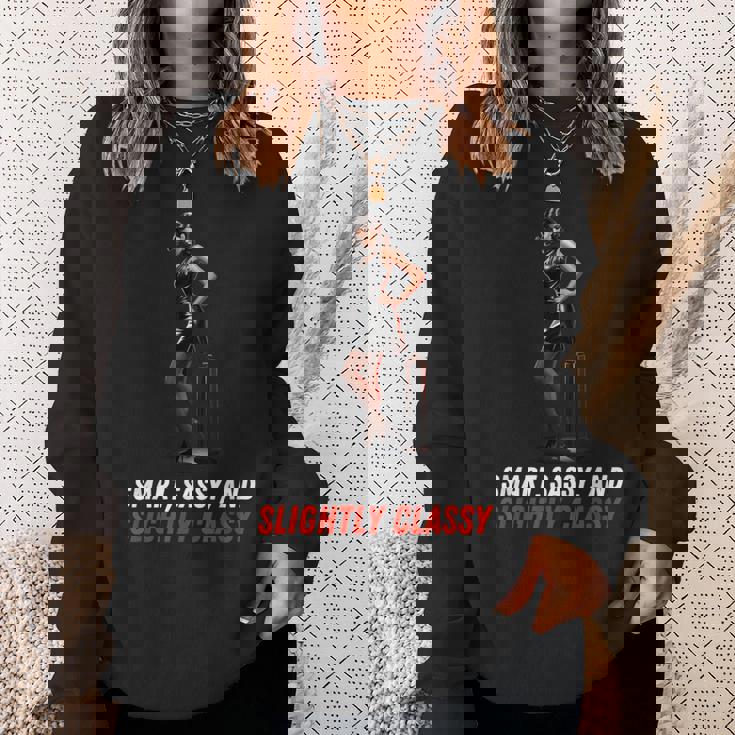 ピンナップガール スマート、生意気、やや上品 スウェットシャツ 彼女への贈り物