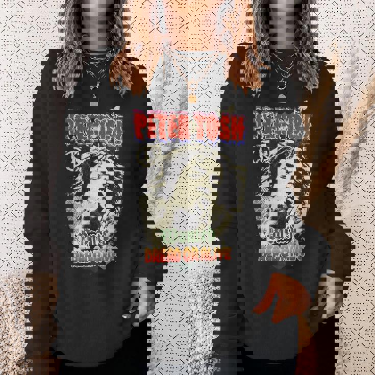 ピーター・トッシュが欲しかったドレッドまたはアライブ写真 リー・ジャッフェ作 スウェットシャツ 彼女への贈り物