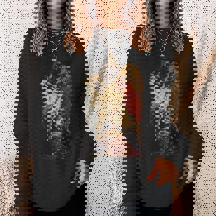 ピーター・ポール・ルーベンスによる「十字架からの降下」絵画 長袖tシャツ スウェットシャツ 彼女への贈り物