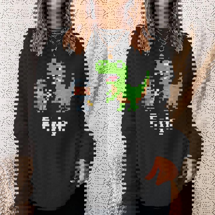 ファイト Rpg ゲーム ドット絵 モンスター 勇者 かわいい スウェットシャツ 彼女への贈り物