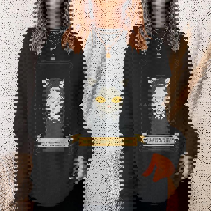 ファニー・キャット・ウェンズデー スウェットシャツ 彼女への贈り物