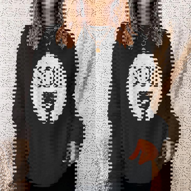 ファンクアウトフィット 音楽愛好家のためのヴィンテージ70年代コスチューム スウェットシャツ 彼女への贈り物