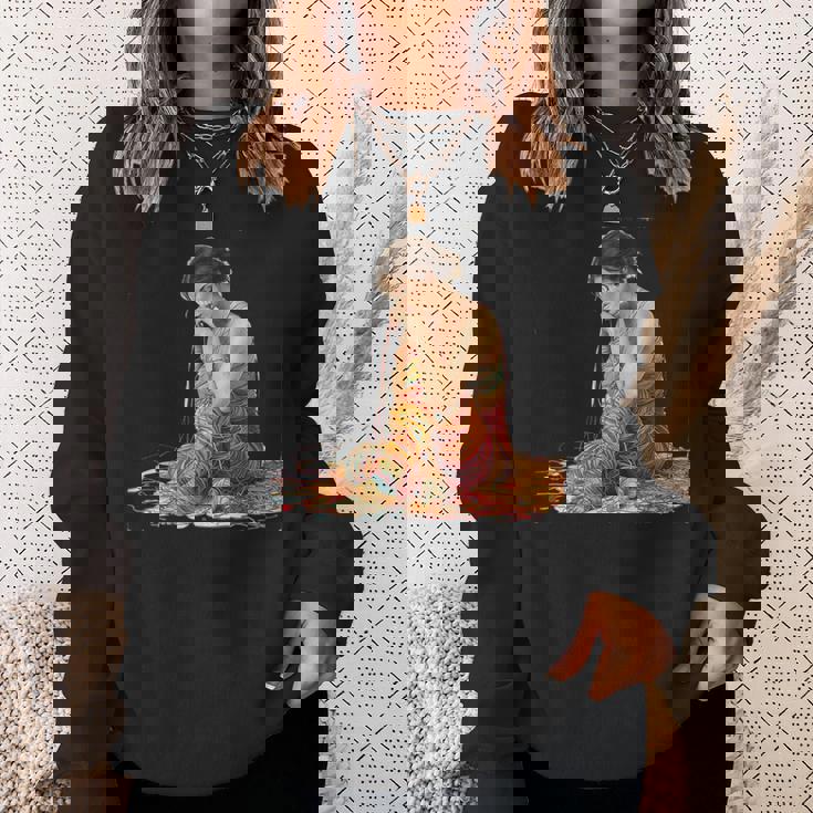 ファンタジー織りラップ糸 スウェットシャツ 彼女への贈り物