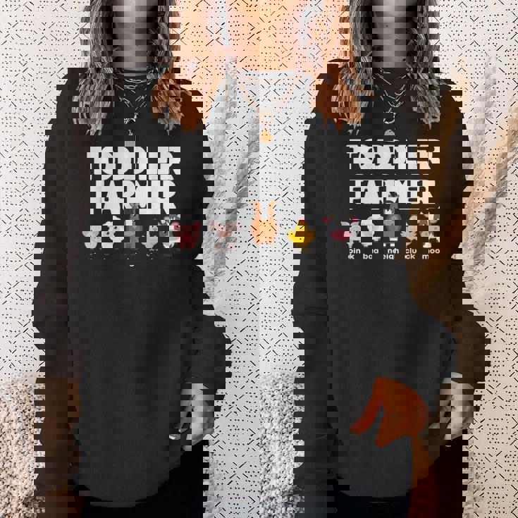 ファームアニマルサウンドoink Baa Neigh Cluck Moo 幼児農家 スウェットシャツ 彼女への贈り物