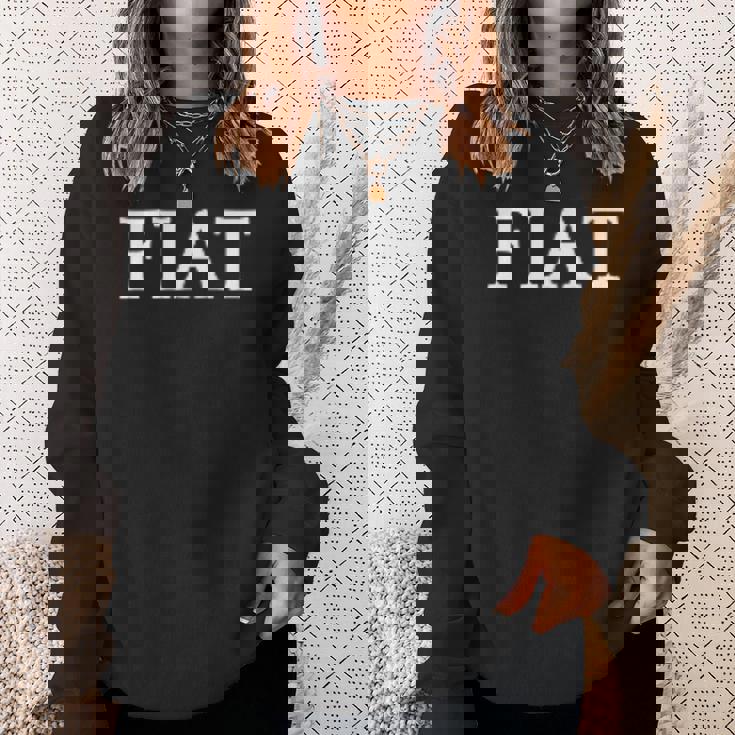 フィアットイングリッシュワードアパレル スウェットシャツ 彼女への贈り物