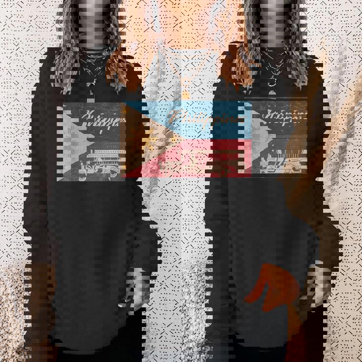 フィリピン ジープニー ディスコ セブ スービック アンヘレス パームス マニラ パラワン ギフト お土産 スウェットシャツ 彼女への贈り物