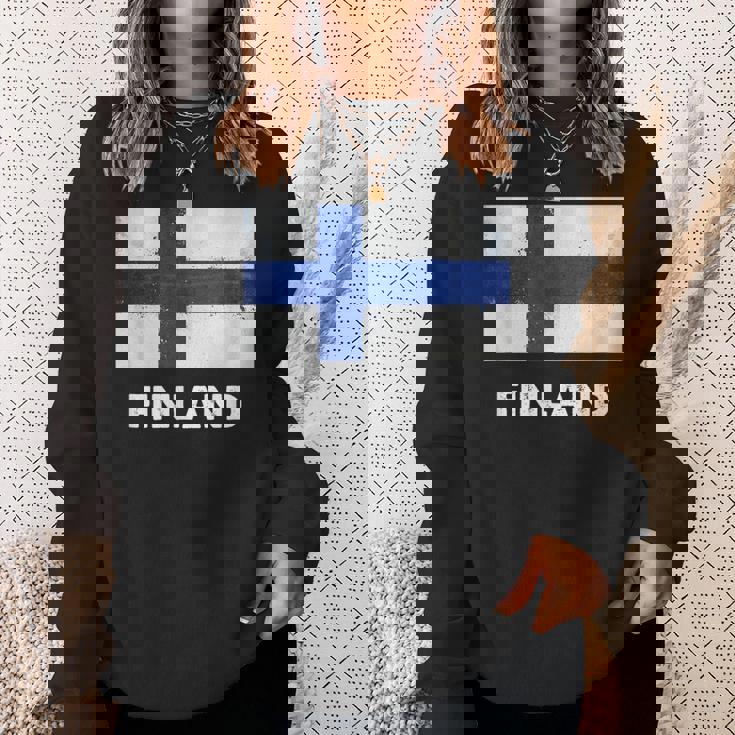 フィンランド国旗tシャツ スウェットシャツ 彼女への贈り物