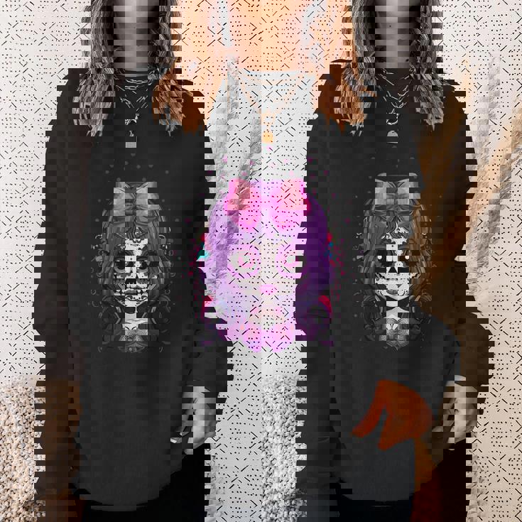 フェアリースケルトン 死者の日 Dia De Los Muertos ハロウィン スウェットシャツ 彼女への贈り物