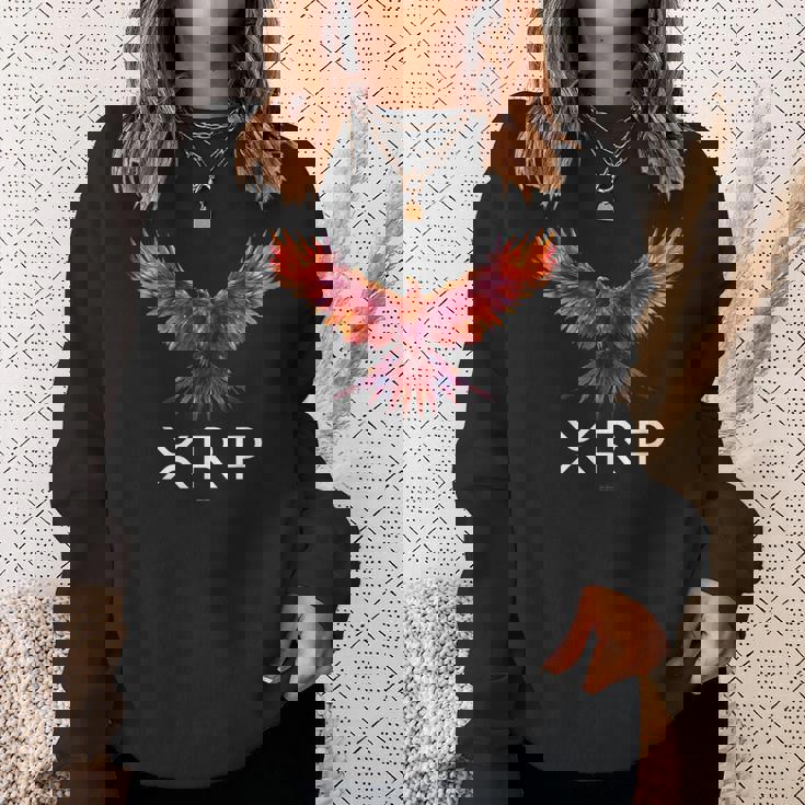 フェニックスxrp暗号通貨ボーイフレンドガールフレンド スウェットシャツ 彼女への贈り物