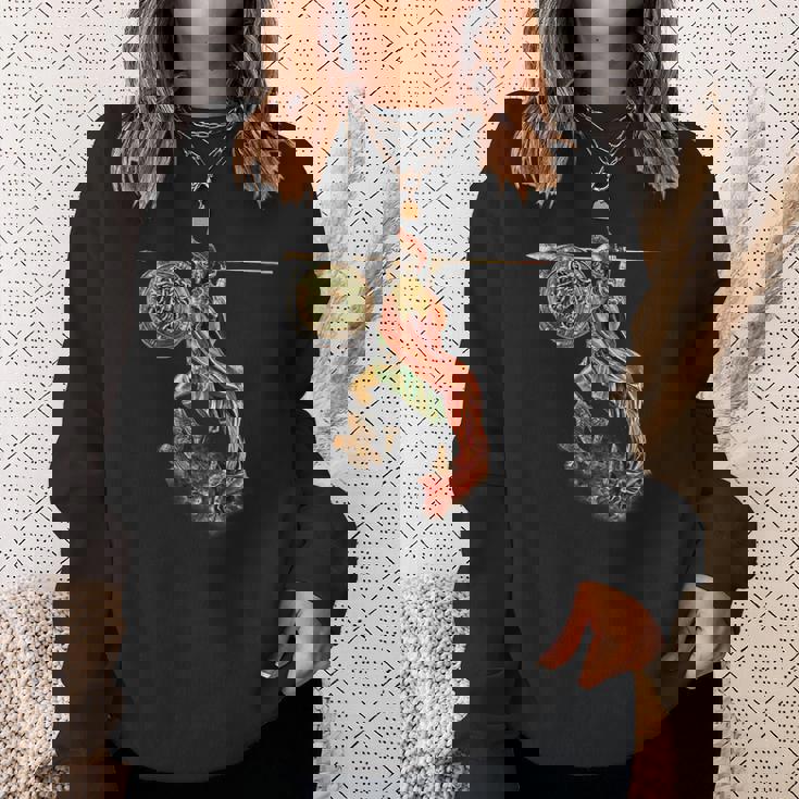 フクロウと槍のアテナ スウェットシャツ 彼女への贈り物