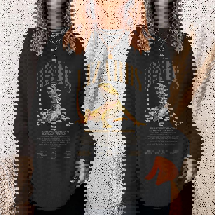 フトアゴヒゲトカゲ ストリートウェア トカゲ キーパー スウェットシャツ 彼女への贈り物