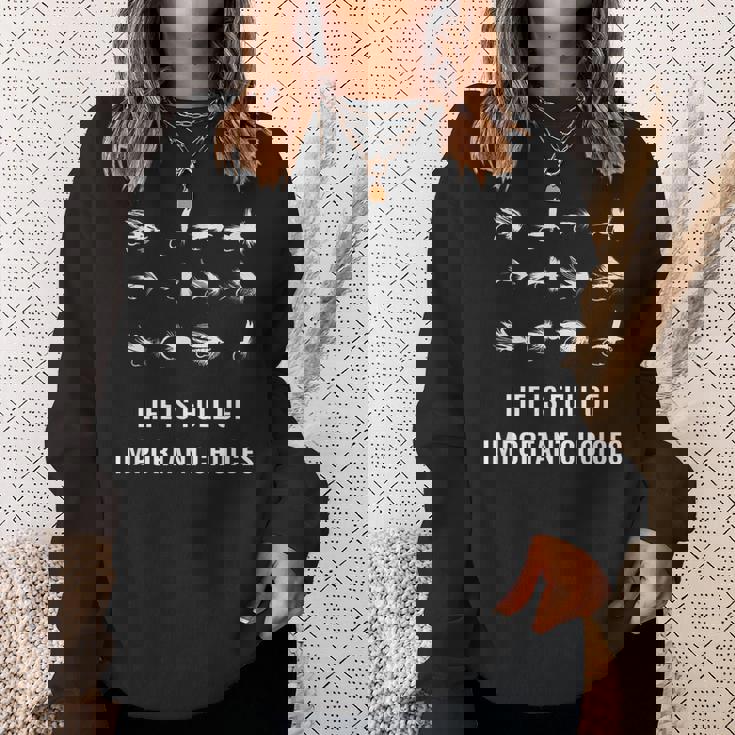 フライフィッシングtシャツ スウェットシャツ 彼女への贈り物