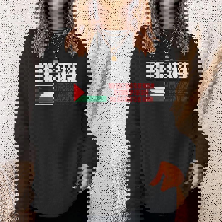 フリーガザ セーブガザ フリーパレスチナ パレスチナ スウェットシャツ 彼女への贈り物